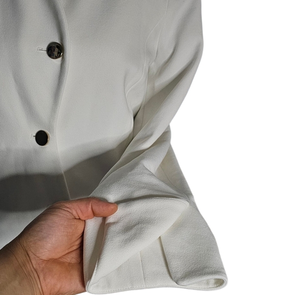 Calvin Klein White Women's Blazer - Picture 3 of 4